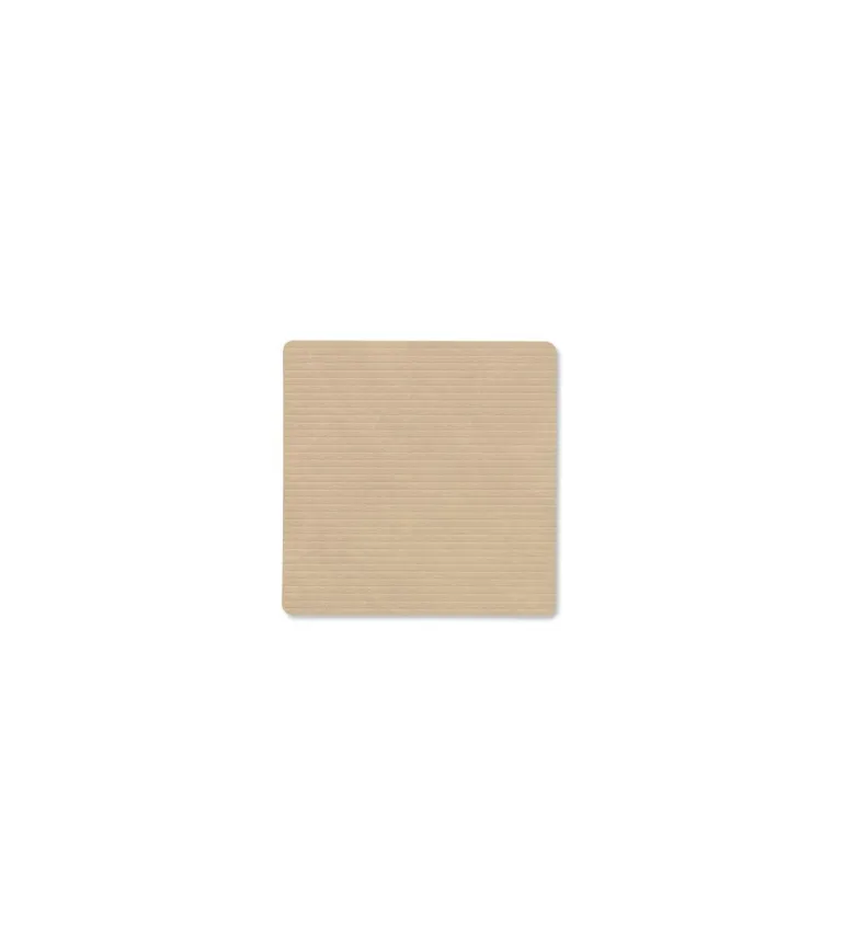 Glass Mat Square Corduroy Sand