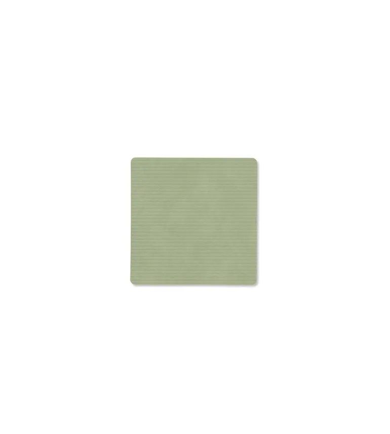 Glass Mat Square Corduroy Olive Green