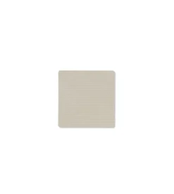 Glass Mat Square Corduroy Oyster White