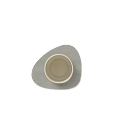 Glass Mat Curve Corduroy Light Grey