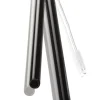 Glastrinkhalm 4St. schwarz 18cm