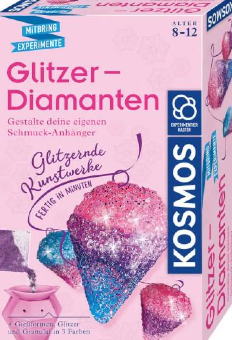 Glitzer-Diamanten - Gestalte deine eigenen Schmuck