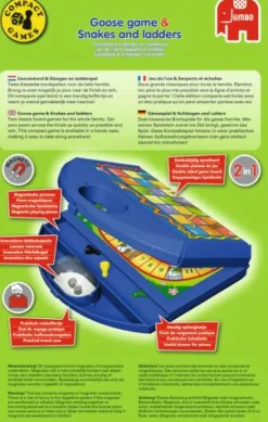 Gänsespiel & Schlangen und Leitern Kampaktspiel