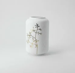 Goldzweig Vase D.10,4cm, H.16,8cm