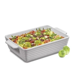 Gratinform rechteckig 17 cm Burgund
