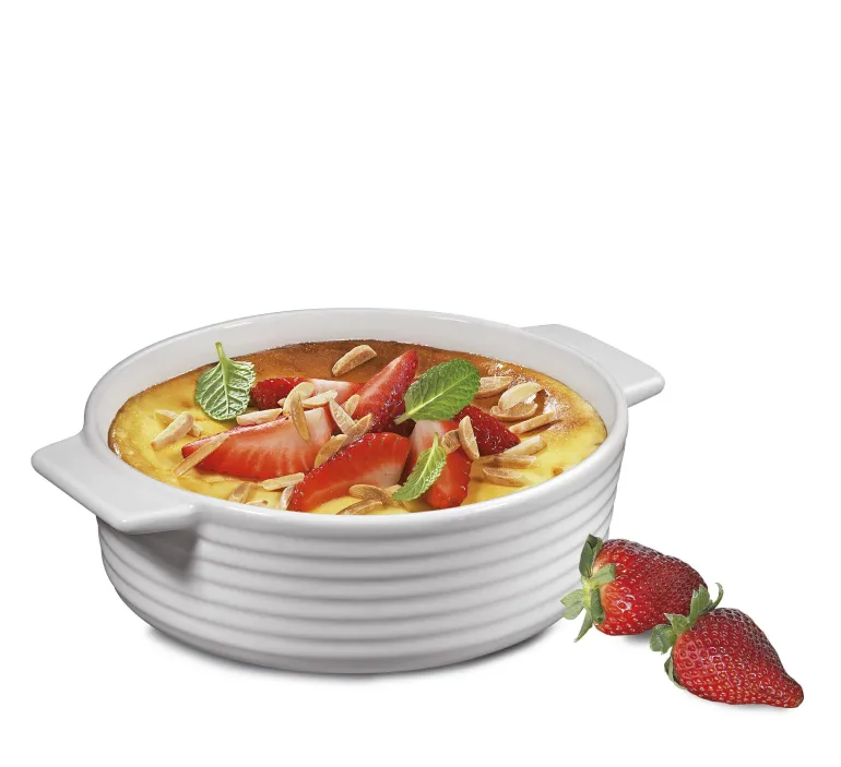 Gratinform rund 16 cm Burgund