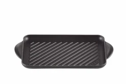 Grillplatte rechteckig 32 cm schwarz