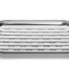 Grillschale aus Edelstahl 34,5 x 24 cm