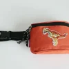 Gürteltasche klein Dino orange