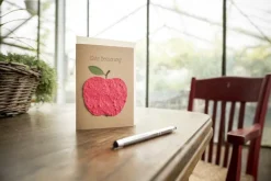 Grußkarte Gute Besserung Apfel
