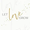 Grußkarte mit Kuvert - Let Love grow