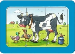 Gute Tierfreunde - Puzzle 3x6 Teile