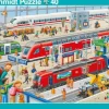 Hafen/Bahnstation - Rahmenpuzzle 24/40 Teile