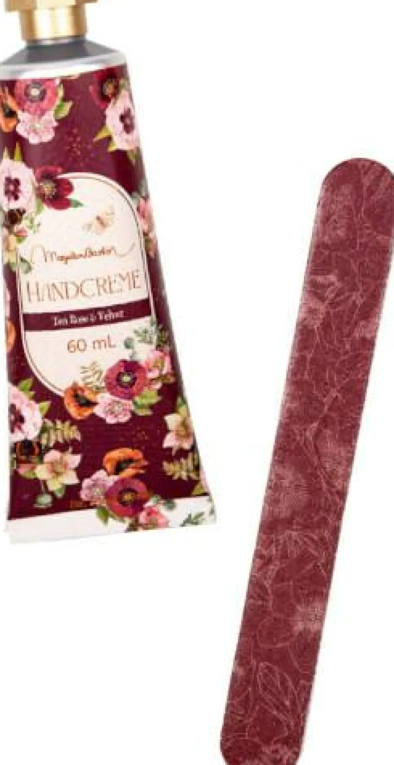 Handcreme mit Nagelfeile Blütenzauber