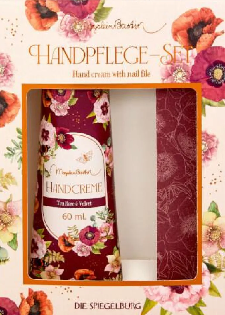 Handcreme mit Nagelfeile Blütenzauber