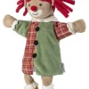 Handpuppe Clown bunt