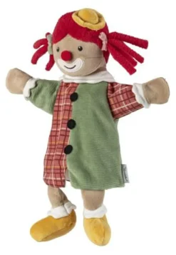 Handpuppe Clown bunt