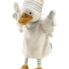 Handpuppe Edda, cremeweiß