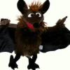 Handpuppe Gaston die Fledermaus