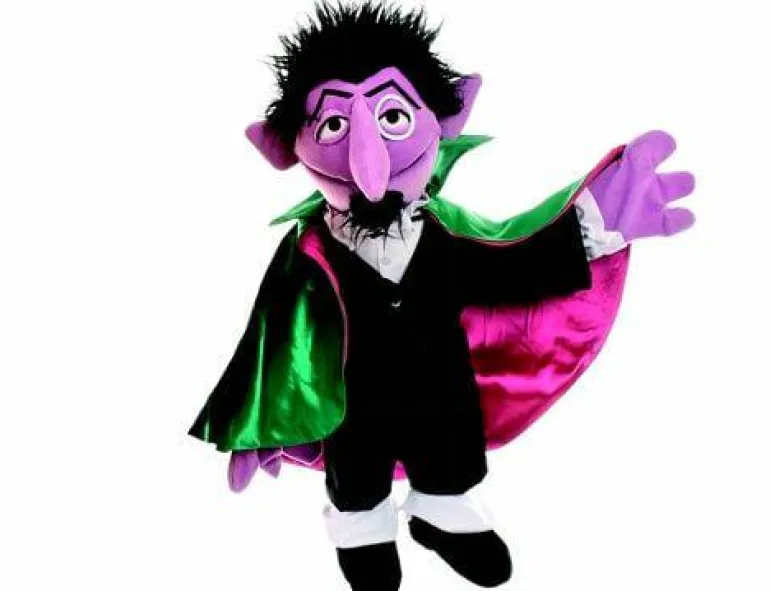 Handpuppe Graf Zahl 65cm