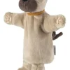 Handpuppe Hund braun
