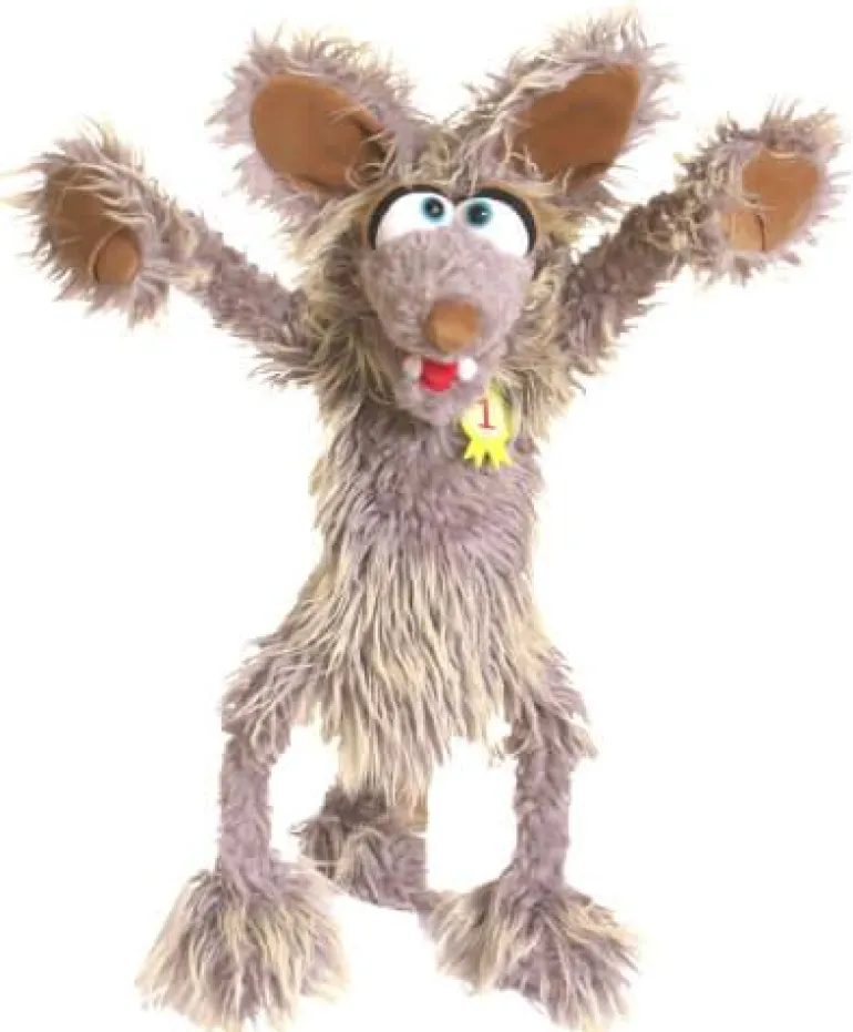 Handpuppe Jörg Schlawenski der Kojote