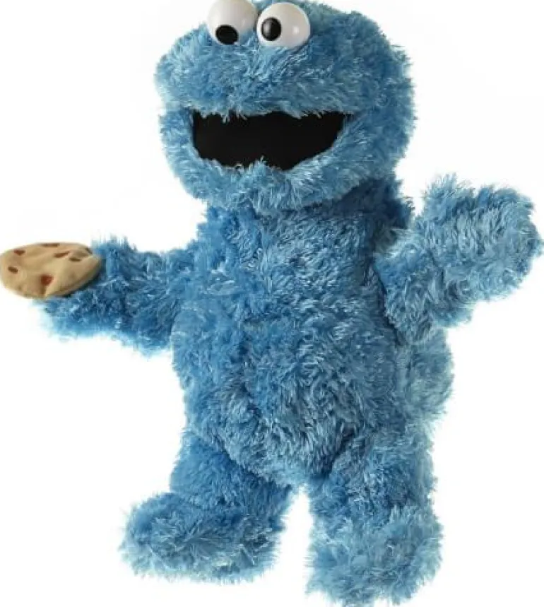 Handpuppe Krümelmonster 33-37 cm