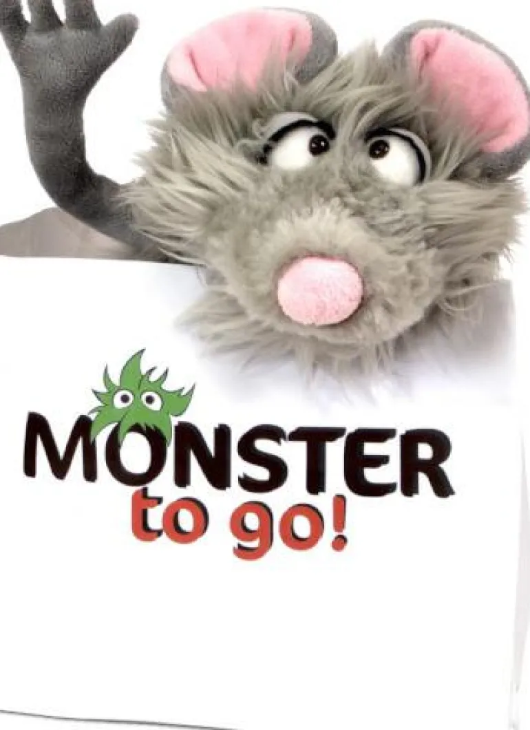 Handpuppe Monster Tüddel, 35 cm