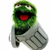 Handpuppe Oskar in der Tonne 65cm