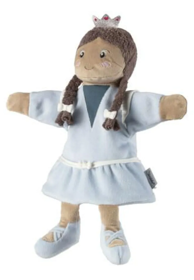Handpuppe Prinzessin hellblau