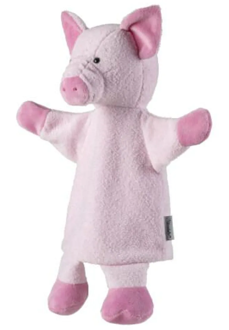Handpuppe Schwein rosa