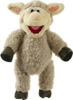 Handpuppe Wolle Schaf