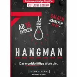 HANGMAN - Rotlicht Edition "Galgenmännchen to go