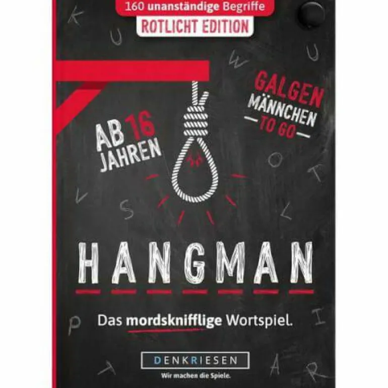 HANGMAN - Rotlicht Edition "Galgenmännchen to go
