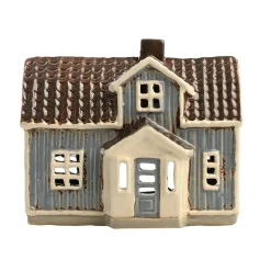 Haus hellblau Ceramic for T-light