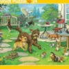 Haustiere/Heimische Tiere - Rahmenpuzzle 24/40 Tei