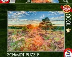 Heide im Sonnenuntergang - Puzzle 1000 Teile