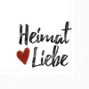 HEIMATLIEBE black red Lunch-Servietten L 996771