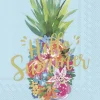 HELLO SUMMER Blue Cocktail-Servietten C 868040