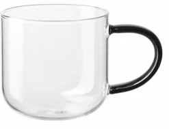 Henkelbecher, schwarz 400ml