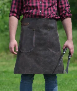 Hüftschürze Antikleder Gr.2 70x55cm braun