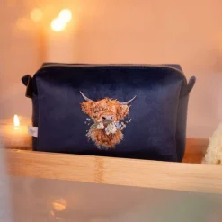 Highland Cow Make Up Bag - Daisy Coo