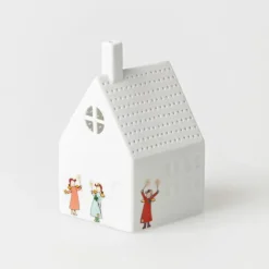 Himmlische Schwestern „Lichthaus", LED, 7,5x7x12cm