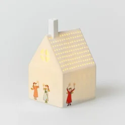 Himmlische Schwestern „Lichthaus", LED, 7,5x7x12cm