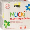 Hobby Line Mucki Fingerfarbe Textil 4er Set