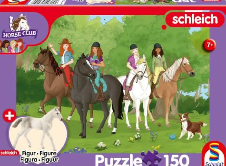 Holstein Fohlen mit Add-on - Puzzle 150 Teile