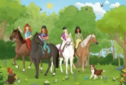 Holstein Fohlen mit Add-on - Puzzle 150 Teile