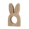 Holzhase, 2-er Set, 9x5x1,5cm