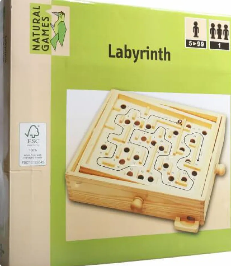 Holz Labyrinth 30x25,5cm