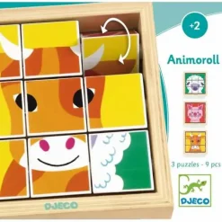 Holzpuzzle: Animoroll